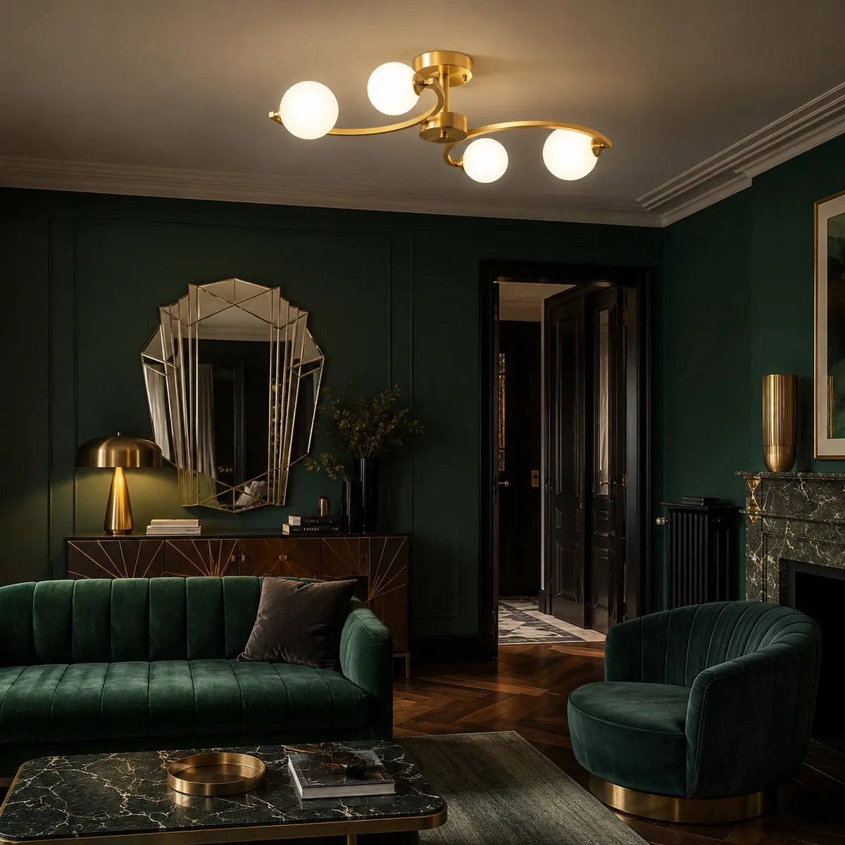 Plafonnier Art Déco