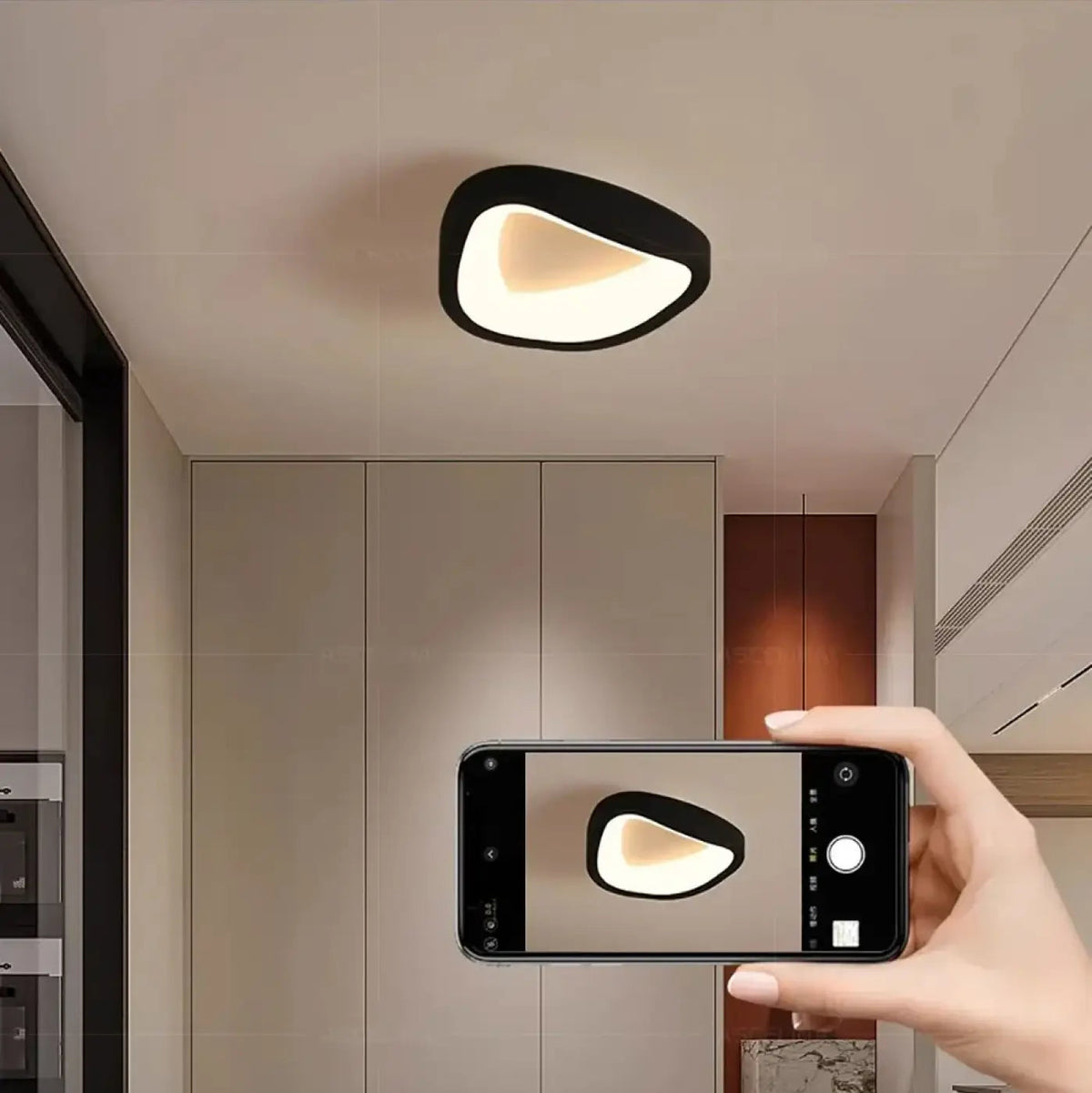Plafonnier LED Couloir Design Compact - Dalumea - vue 4