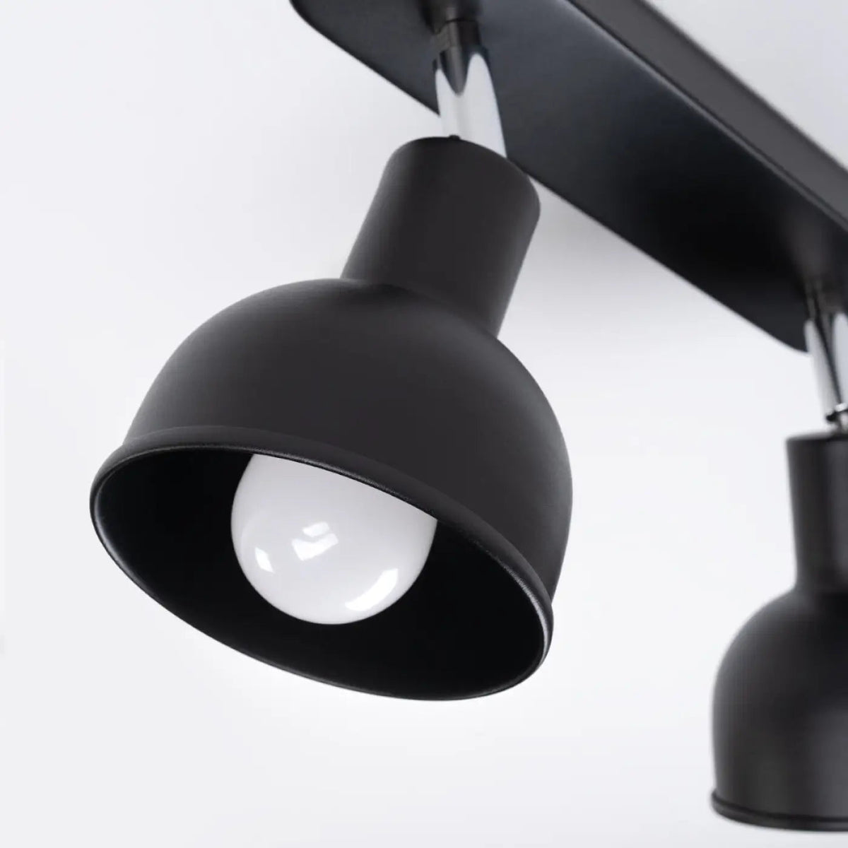 Plafonnier Double Spot Orientable Noir - Dalumea - vue 4