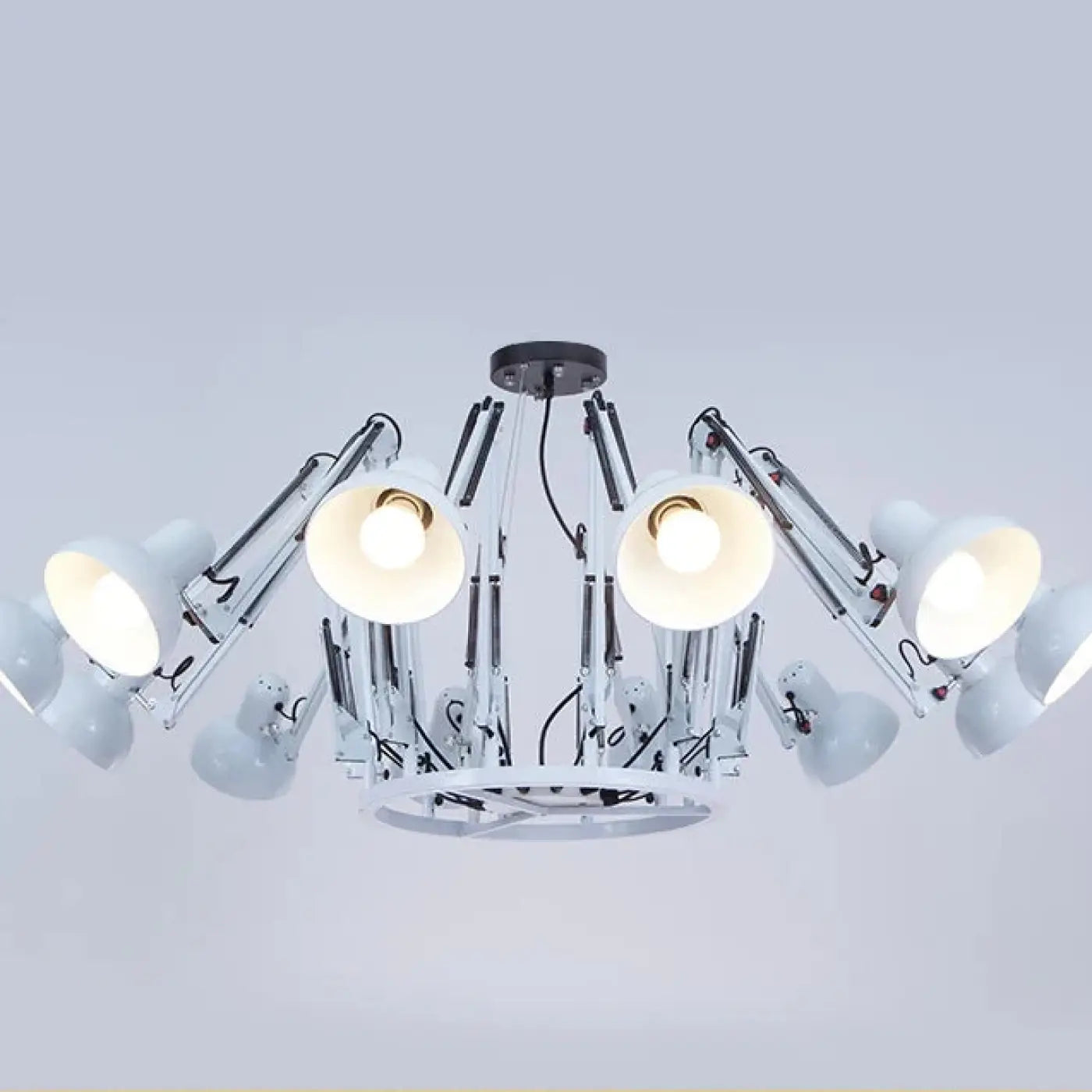 Plafonnier LED Orientable Noir Design - Dalumea - vue 4