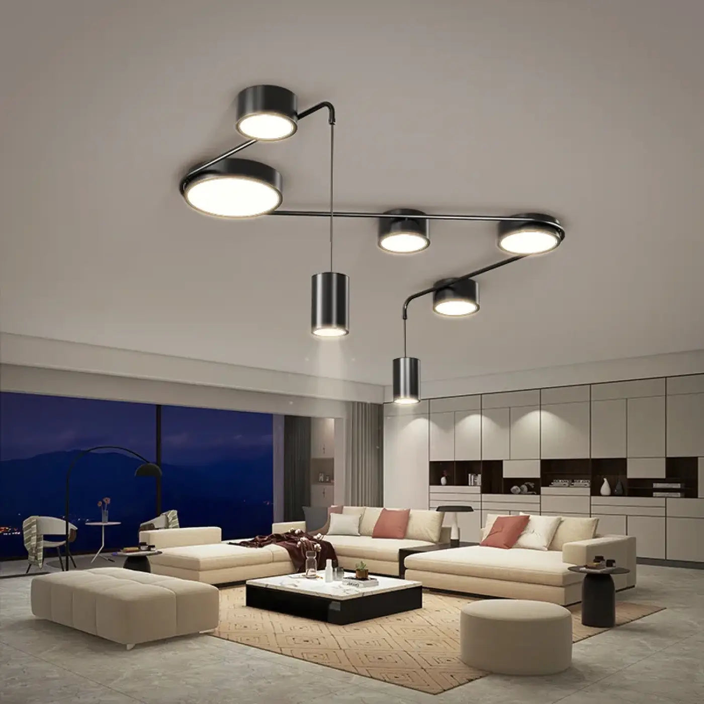Plafonnier Spots Orientables Design - Dalumea - vue 4