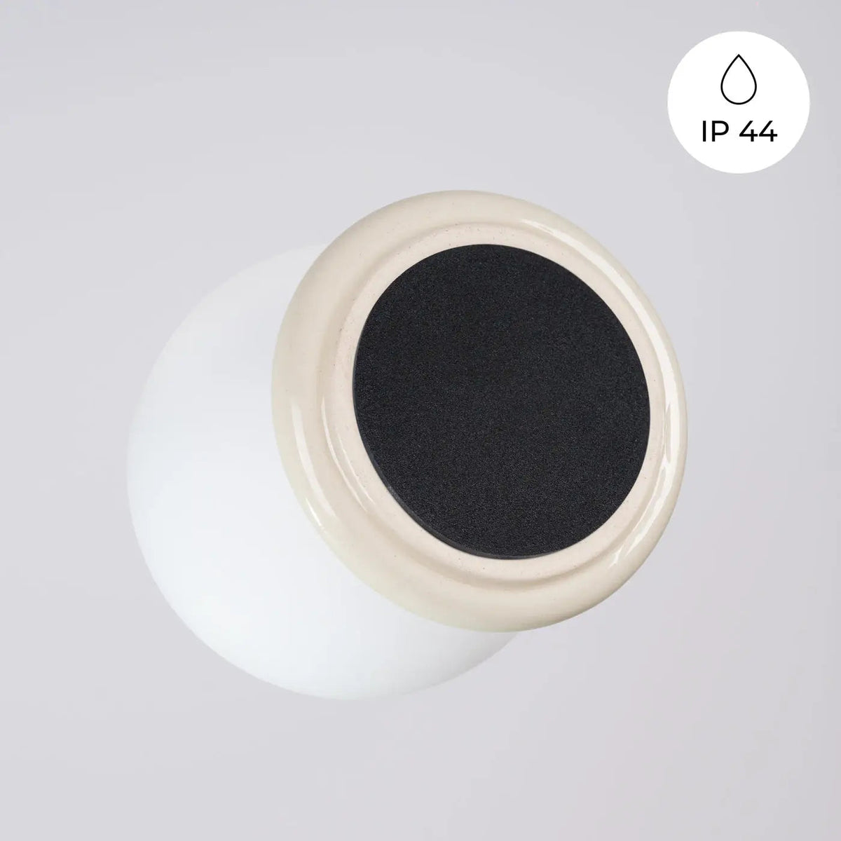 Plafonnier Boule Opaline Beige - Dalumea - vue 7