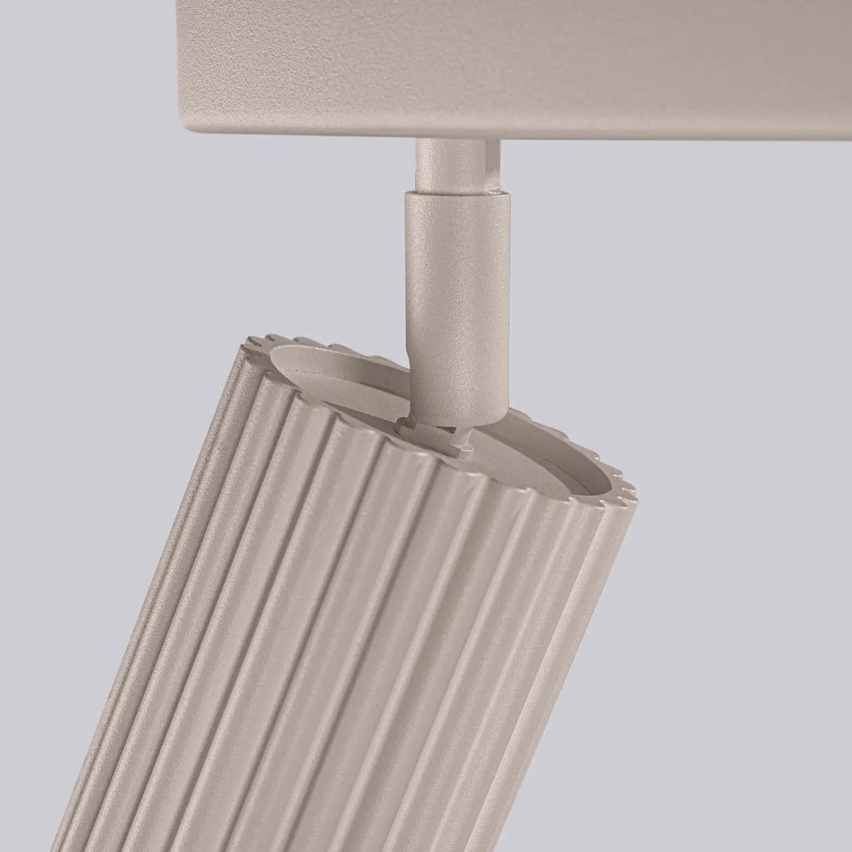 Plafonnier 4 Spots Orientables Barre Taupe - Dalumea - vue 7
