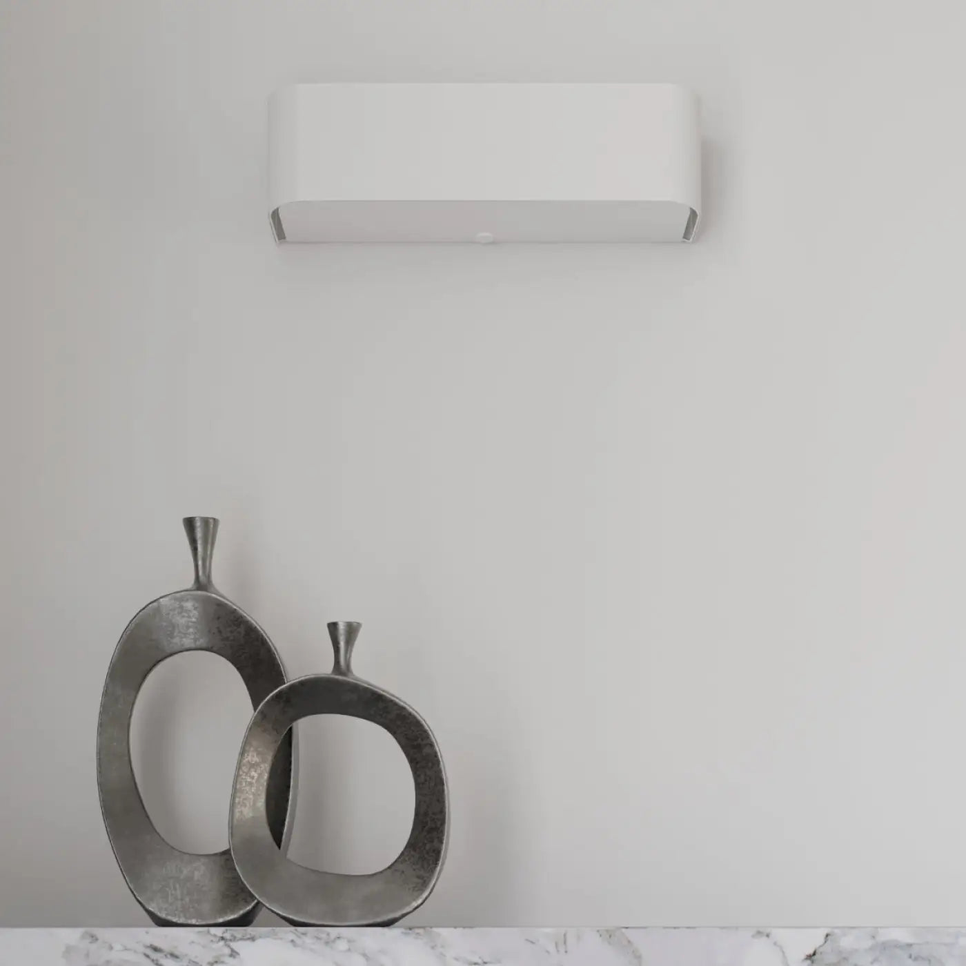 Plafonnier Rectangle Blanc Minimaliste - Dalumea - vue 6