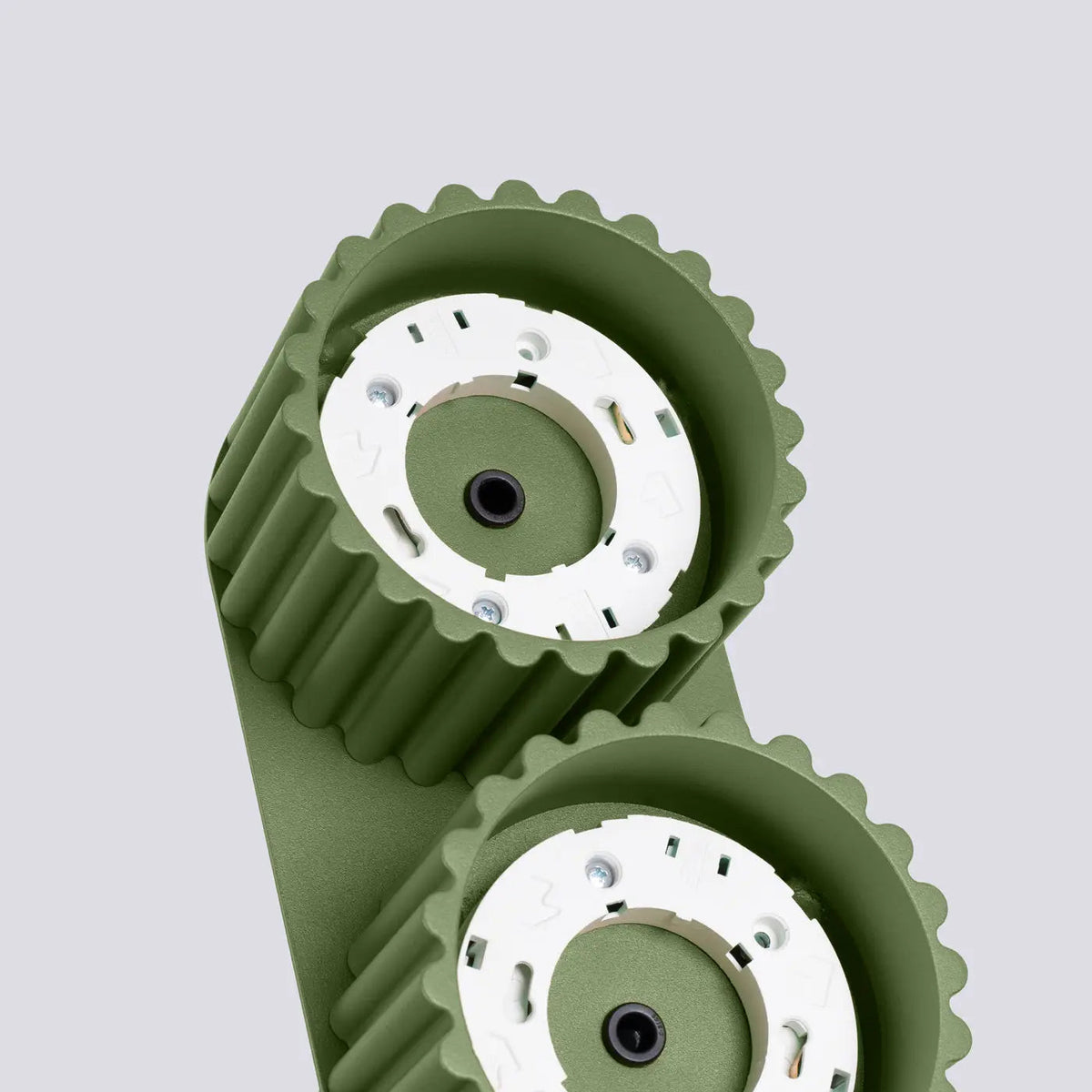 Plafonnier Double Spot Vert Olive - Dalumea - vue 4