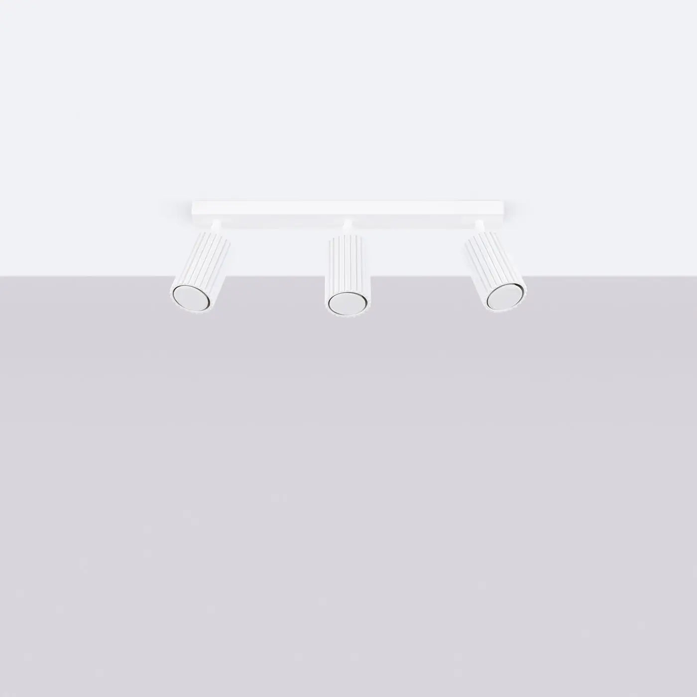 Plafonnier 3 Spots Blanc Moderne - Dalumea - vue 2