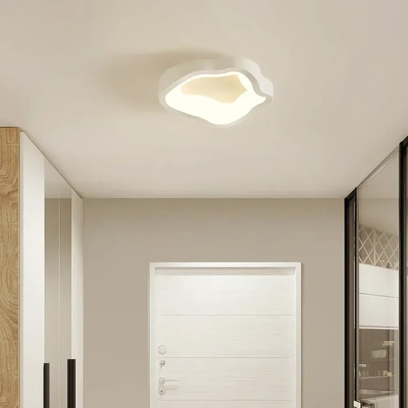 Plafonnier LED Minimaliste Entrée Couloir - Dalumea - vue 3