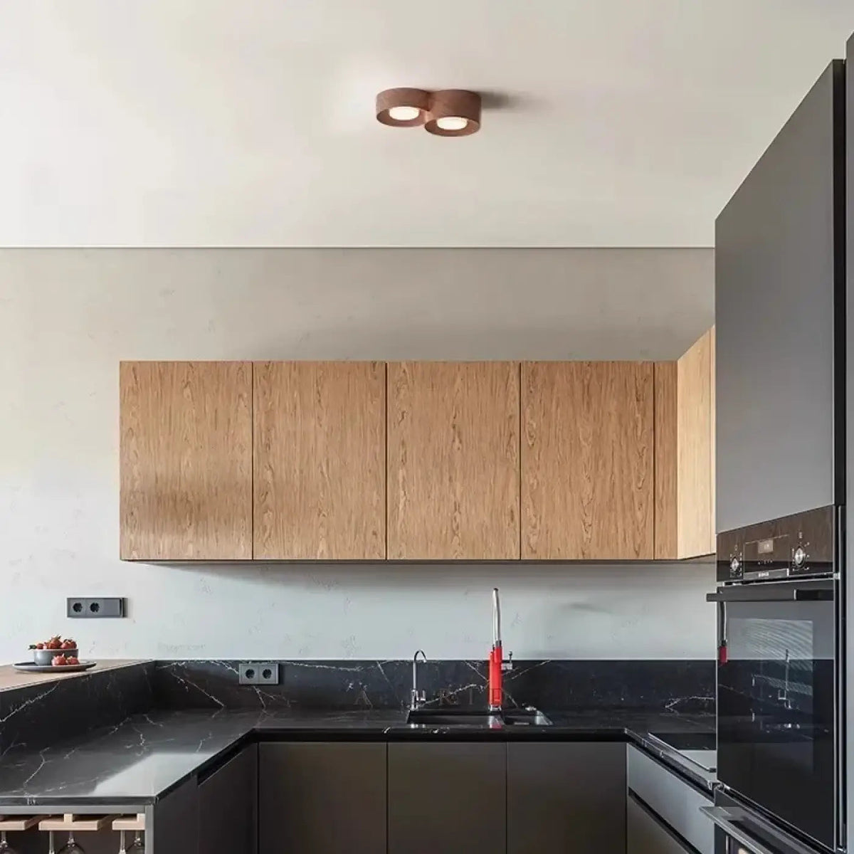 Plafonnier LED Minimaliste Naturel - Dalumea - vue 2