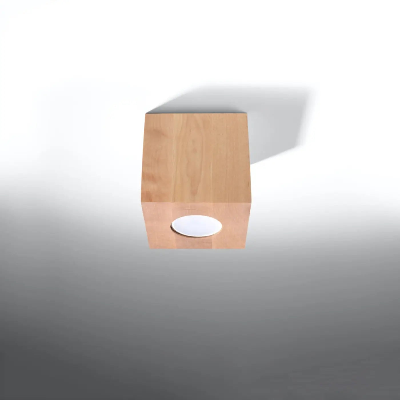 Plafonnier Bois Carré LED - Dalumea - vue 2