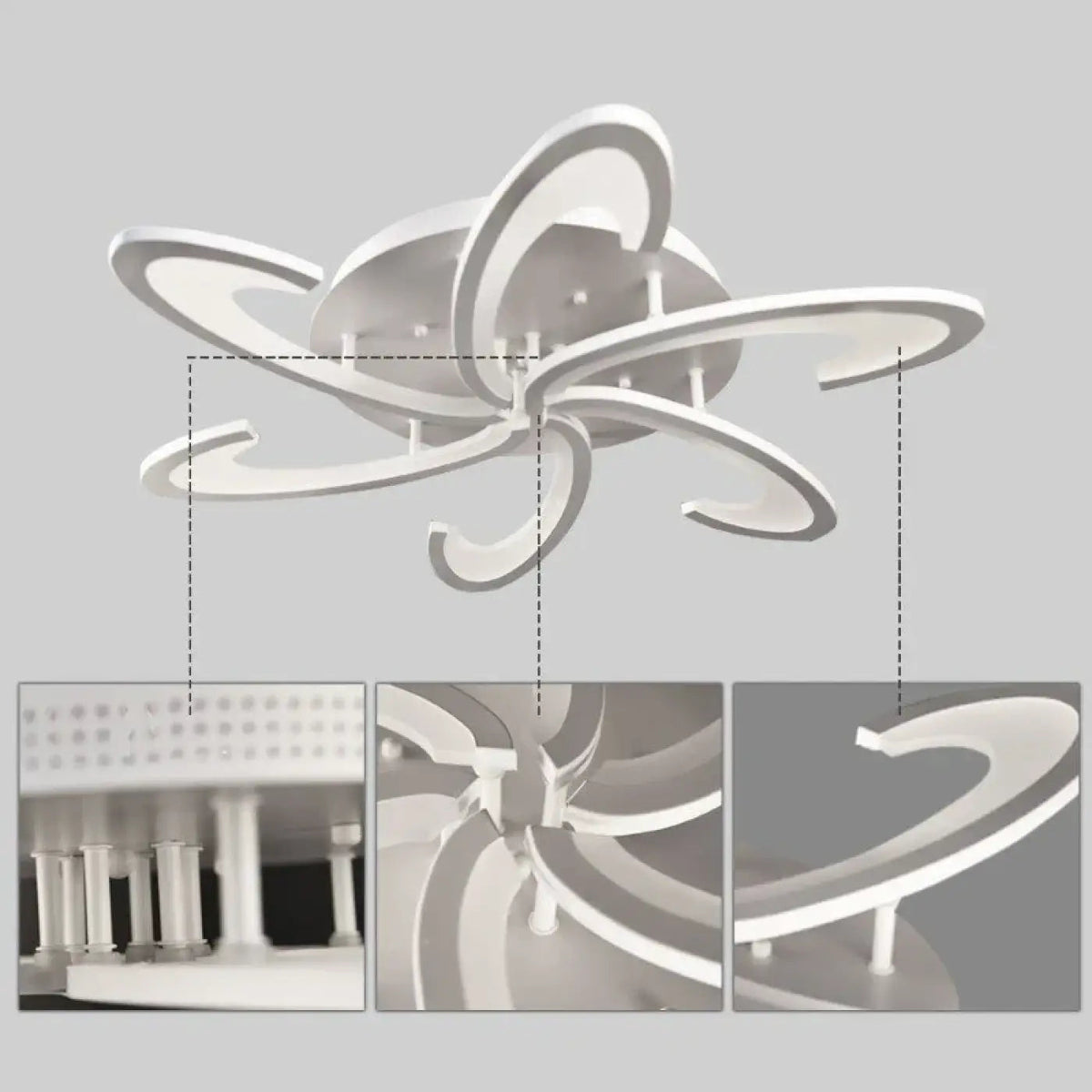 Plafonnier LED Design Moderne Artistique - Dalumea - vue 5