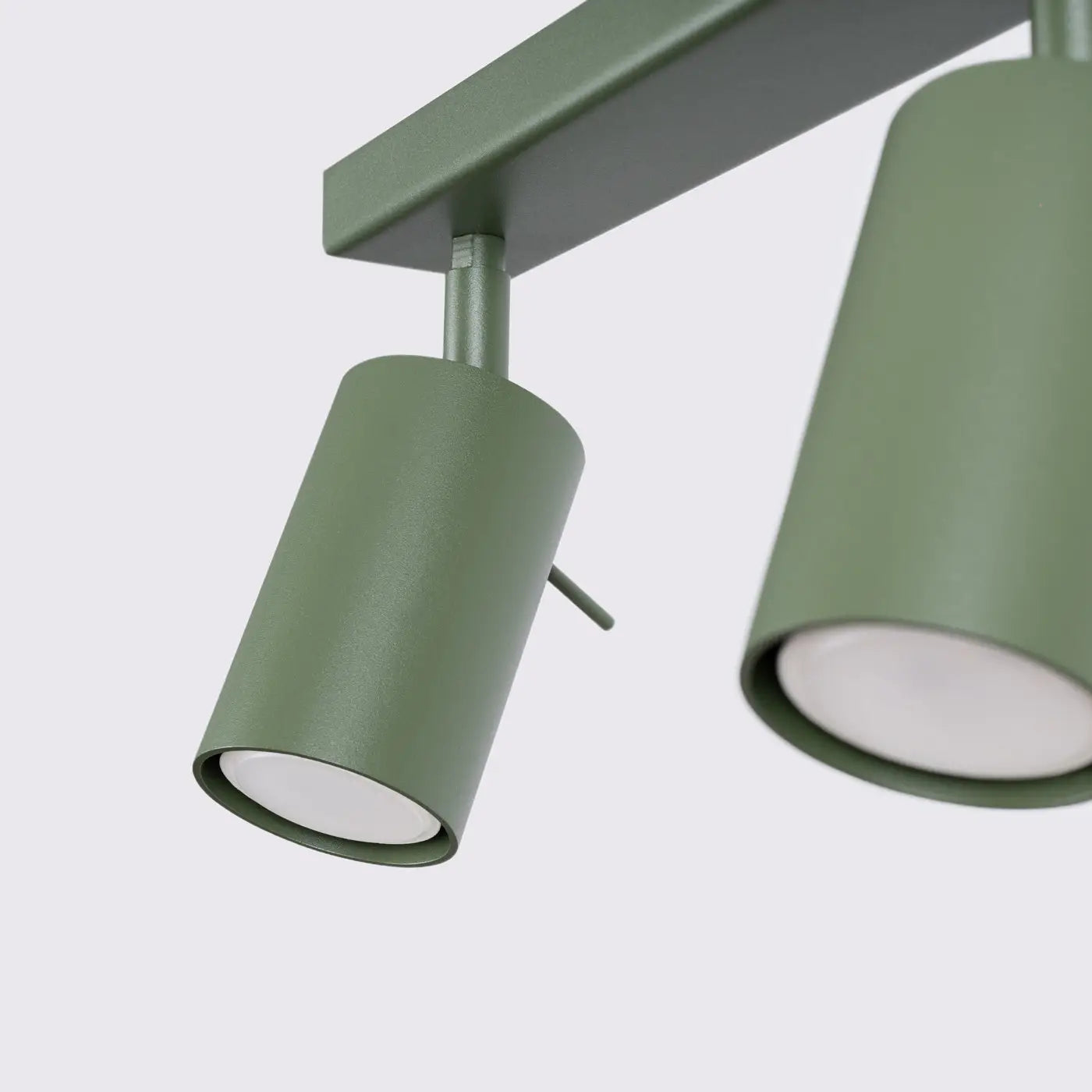 Plafonnier Rail 3 Spots Vert Olive - Dalumea - vue 4