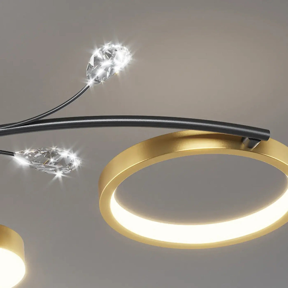 Plafonnier LED Floral Moderne - Dalumea - vue 2