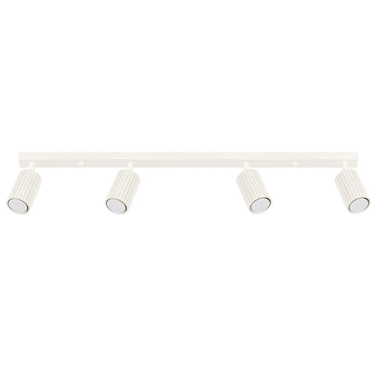 Plafonnier 4 Spots Orientables Barre Beige - Dalumea - vue 8