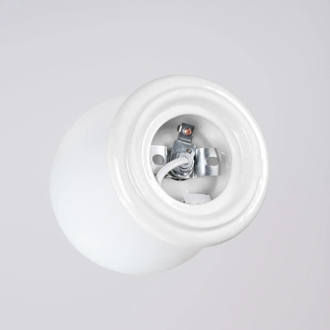 Plafonnier Boule Opaline Blanc - Dalumea - vue 6