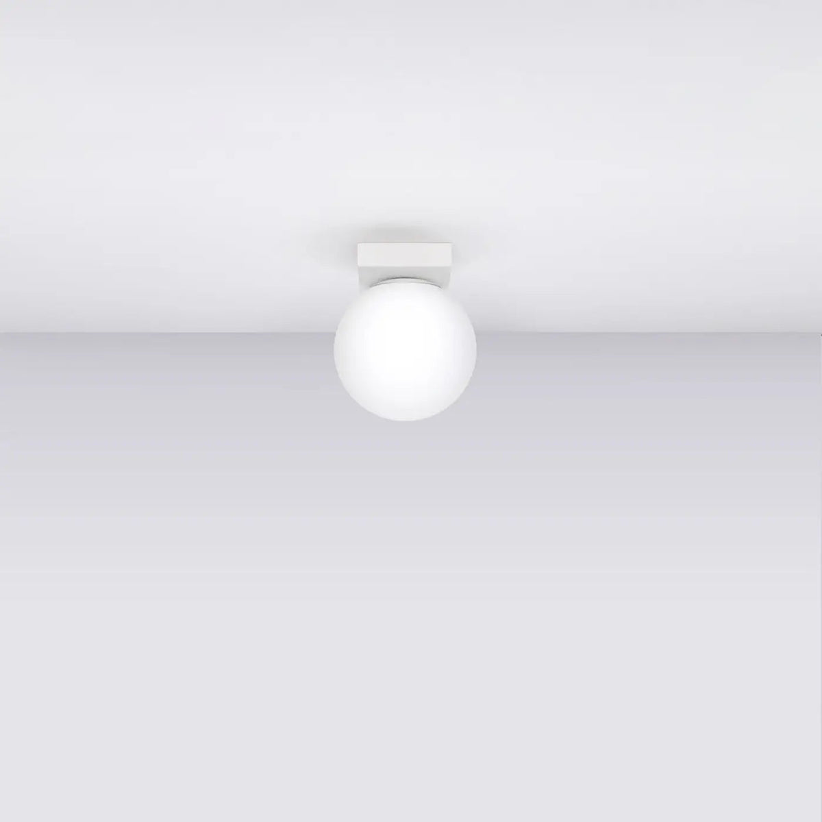 Plafonnier Boule Blanche LED - Dalumea - vue 3