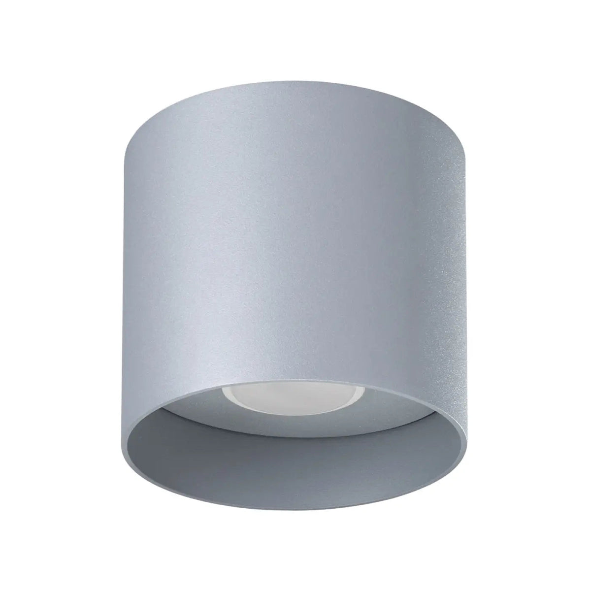 Plafonnier Cylindrique Gris Design - Dalumea - vue 4