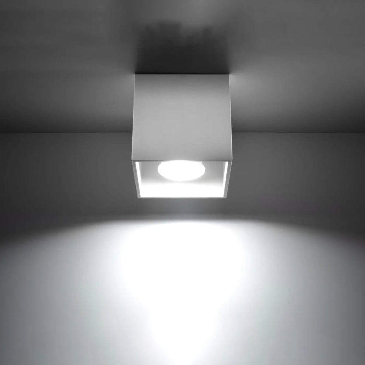Plafonnier LED Blanc Minimaliste - Dalumea - vue 1