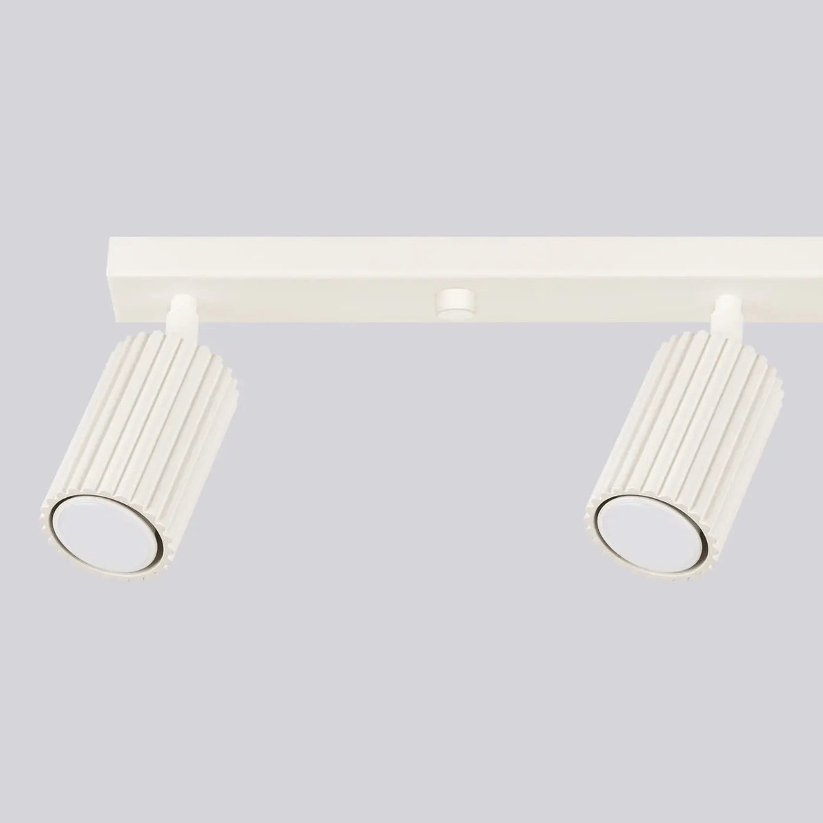 Plafonnier 4 Spots Orientables Barre Beige - Dalumea - vue 7