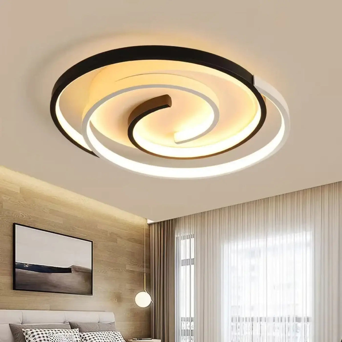 Plafonnier LED Spirale Design - Dalumea - vue 4