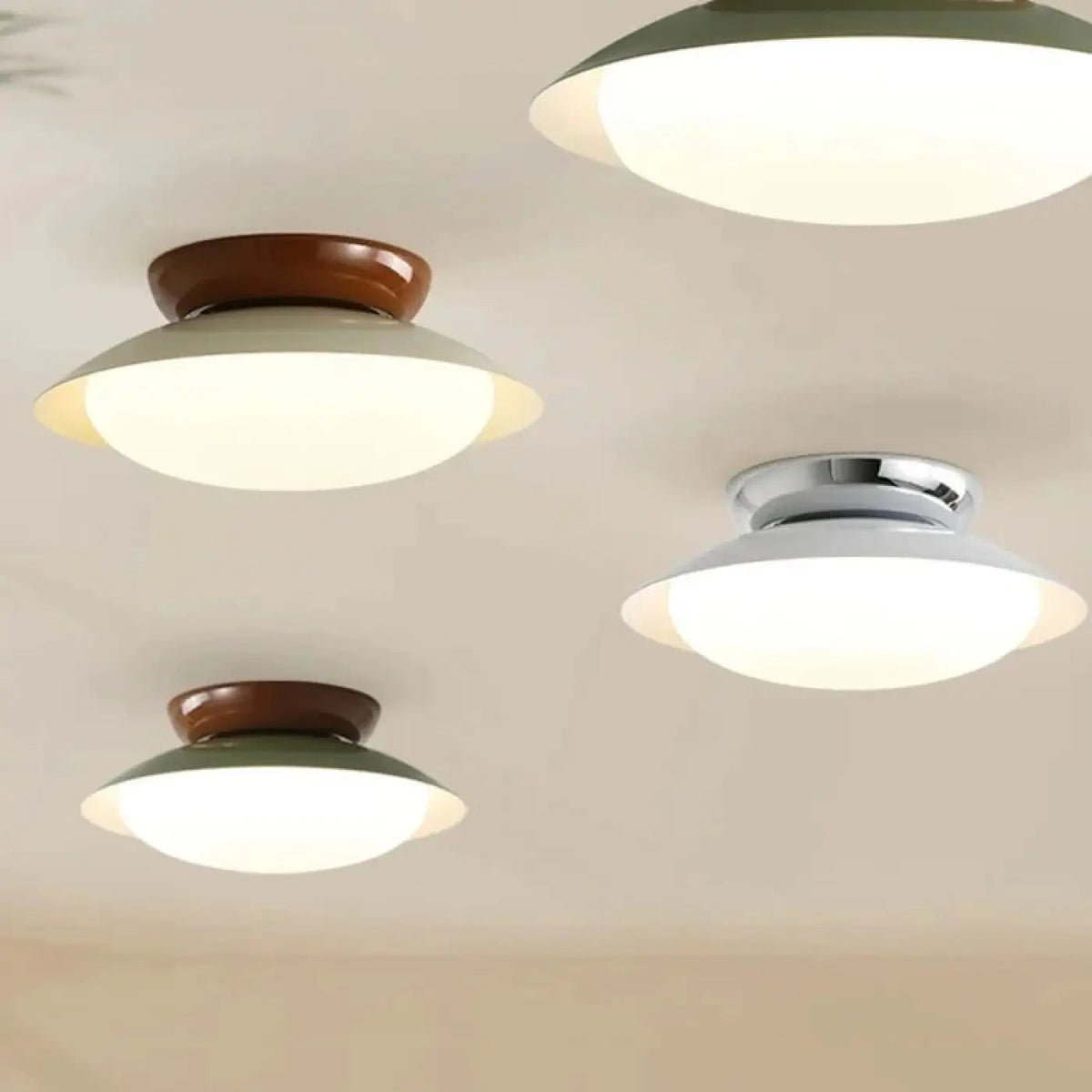 Plafonnier suspension luminaire moderne design epure en metal - Dalumea - vue 16