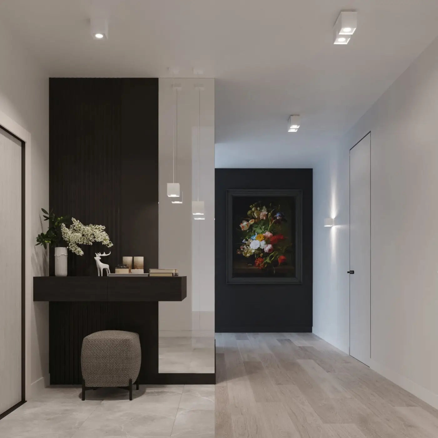 Plafonnier Double Spot Cubes Blanc - Dalumea - vue 6