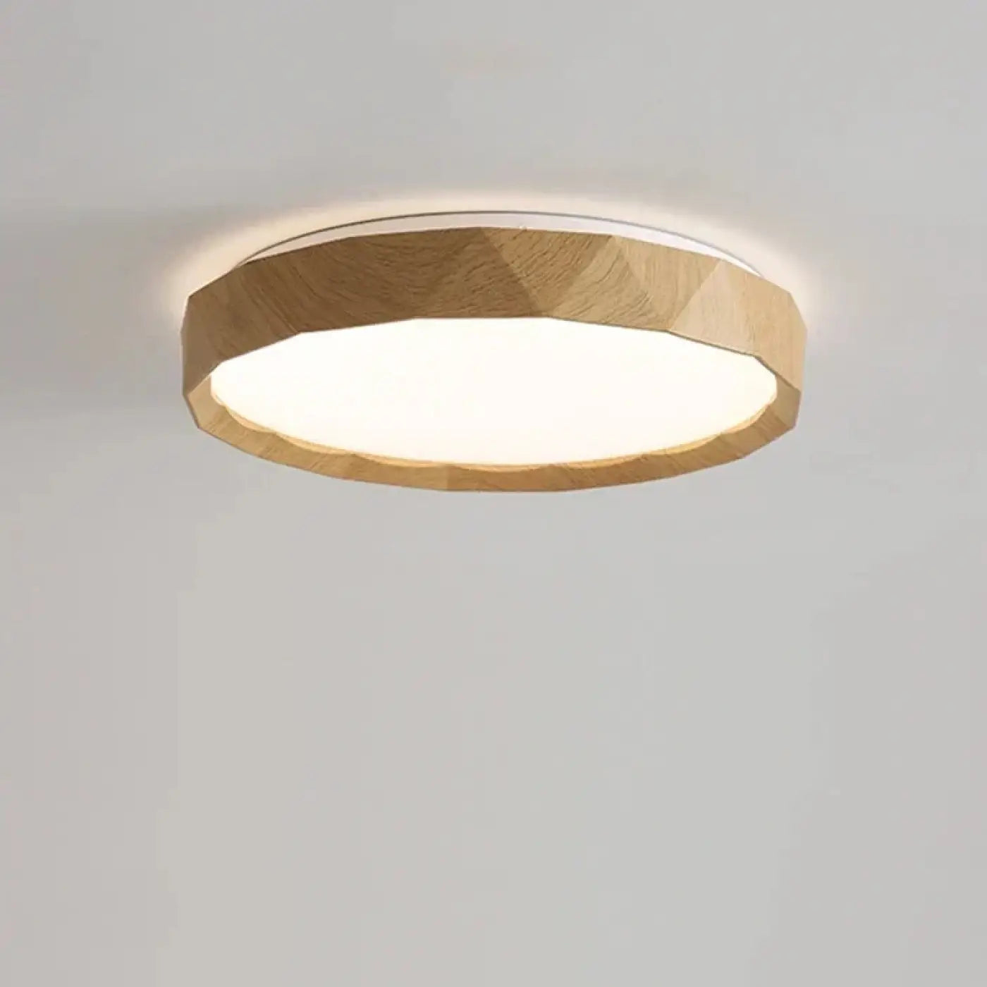 Plafonnier Métal Effet Bois LED - Dalumea - vue 4