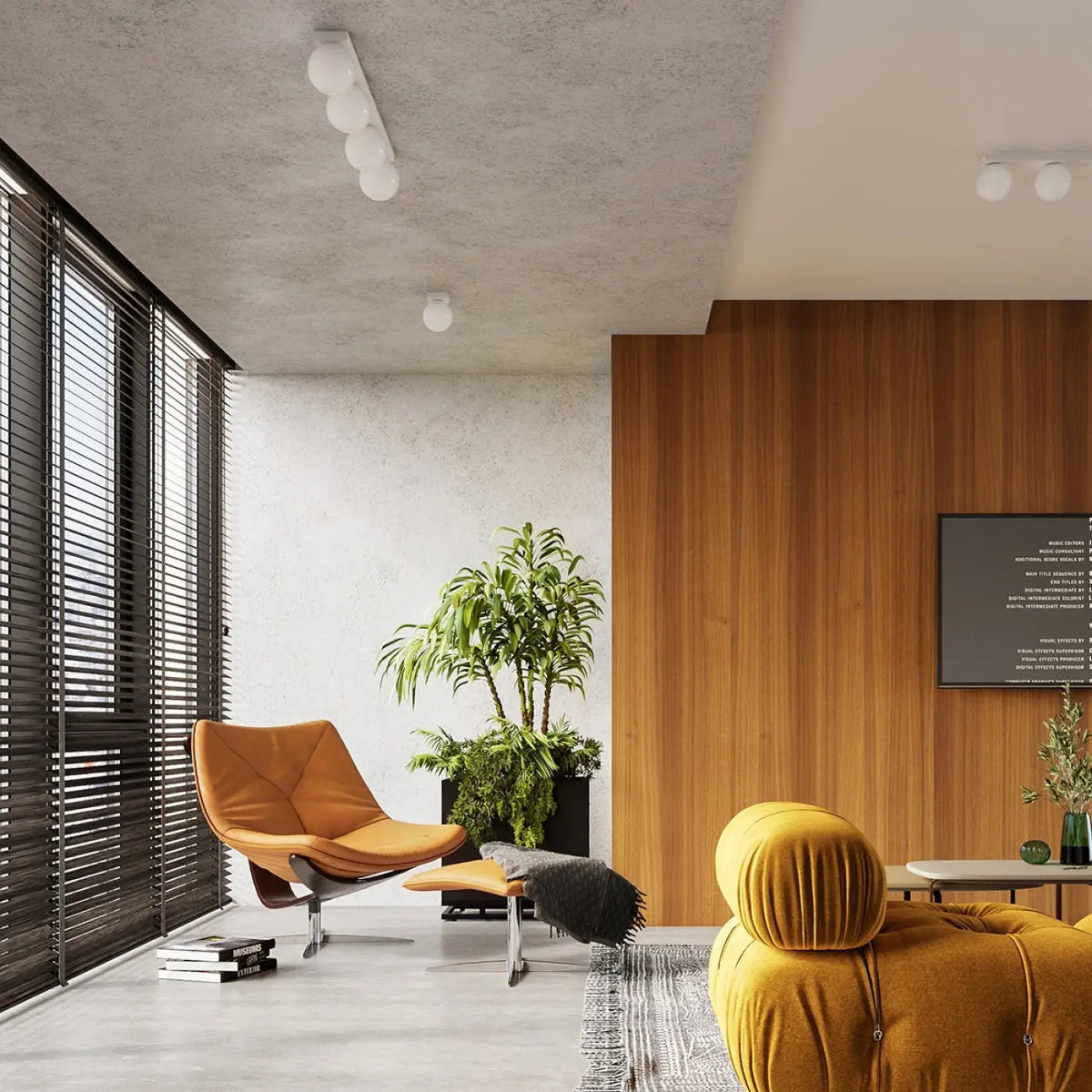 Plafonnier Boule Blanche LED - Dalumea - vue 4