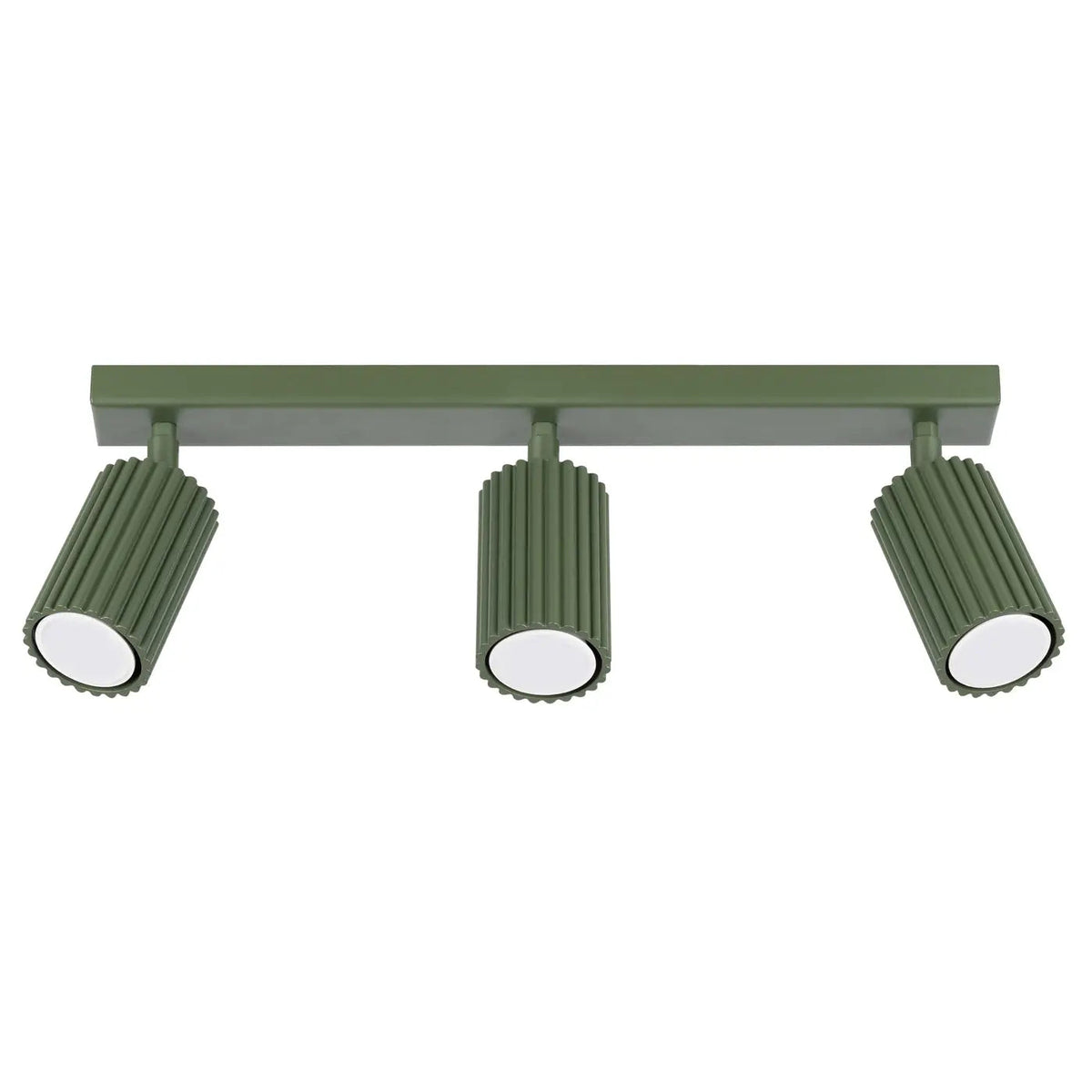 Plafonnier 3 Spots Barre Vert Olive - Dalumea - vue 8