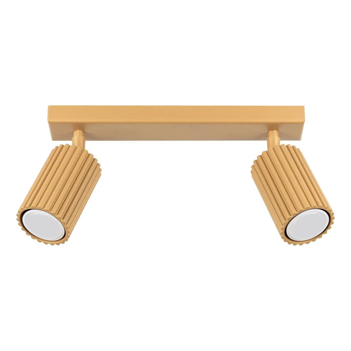 Plafonnier 2 Spots Orientables Doré - Dalumea - vue 8