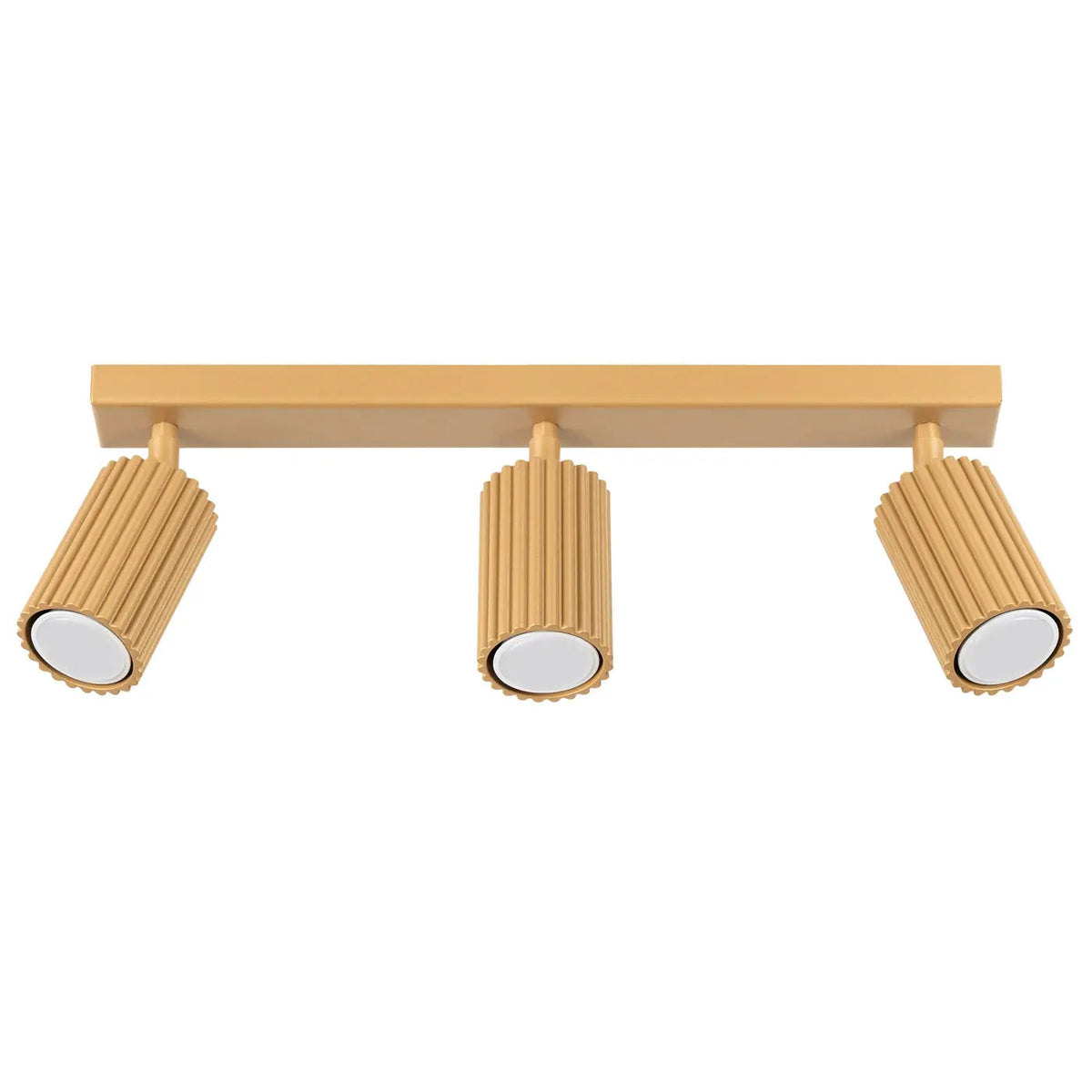 Plafonnier 3 Spots Doré Design - Dalumea - vue 8