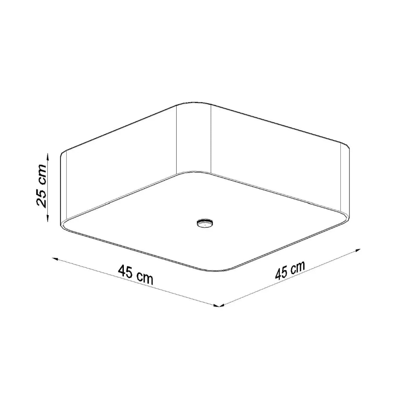 Plafonnier Rectangle Blanc Minimaliste - Dalumea - vue 7