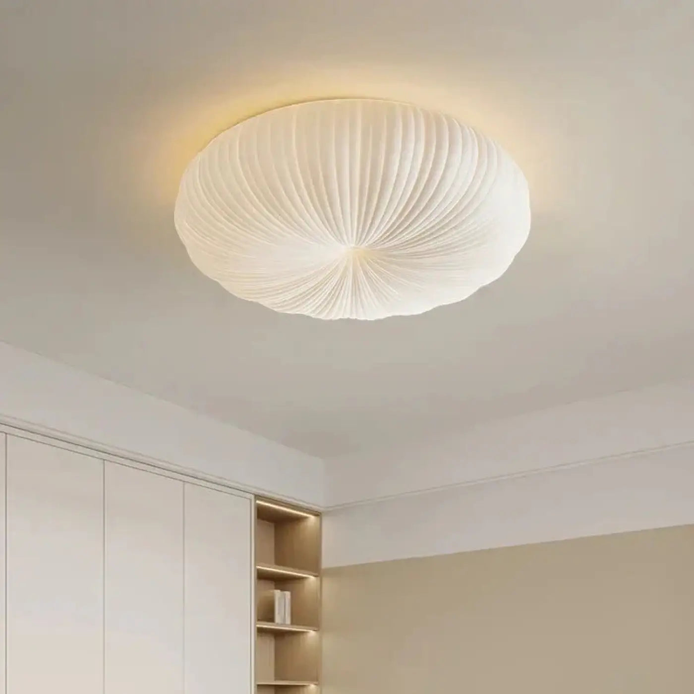 Plafonnier Verre Blanc Moderne - Dalumea - vue 3