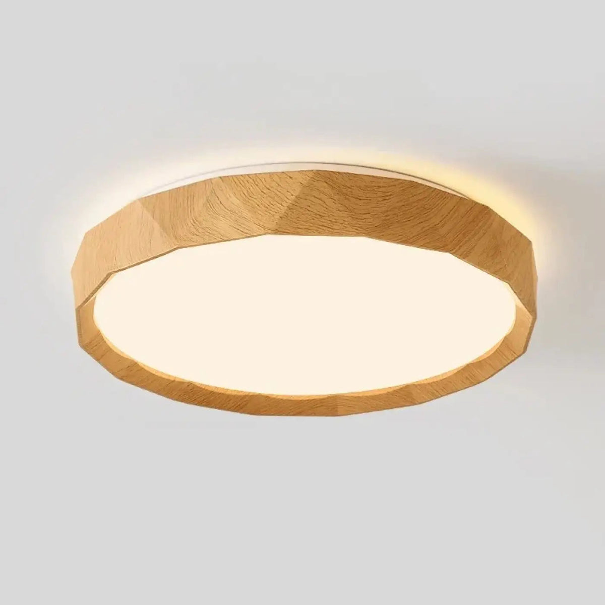 Plafonnier Métal Effet Bois LED - Dalumea - vue 3