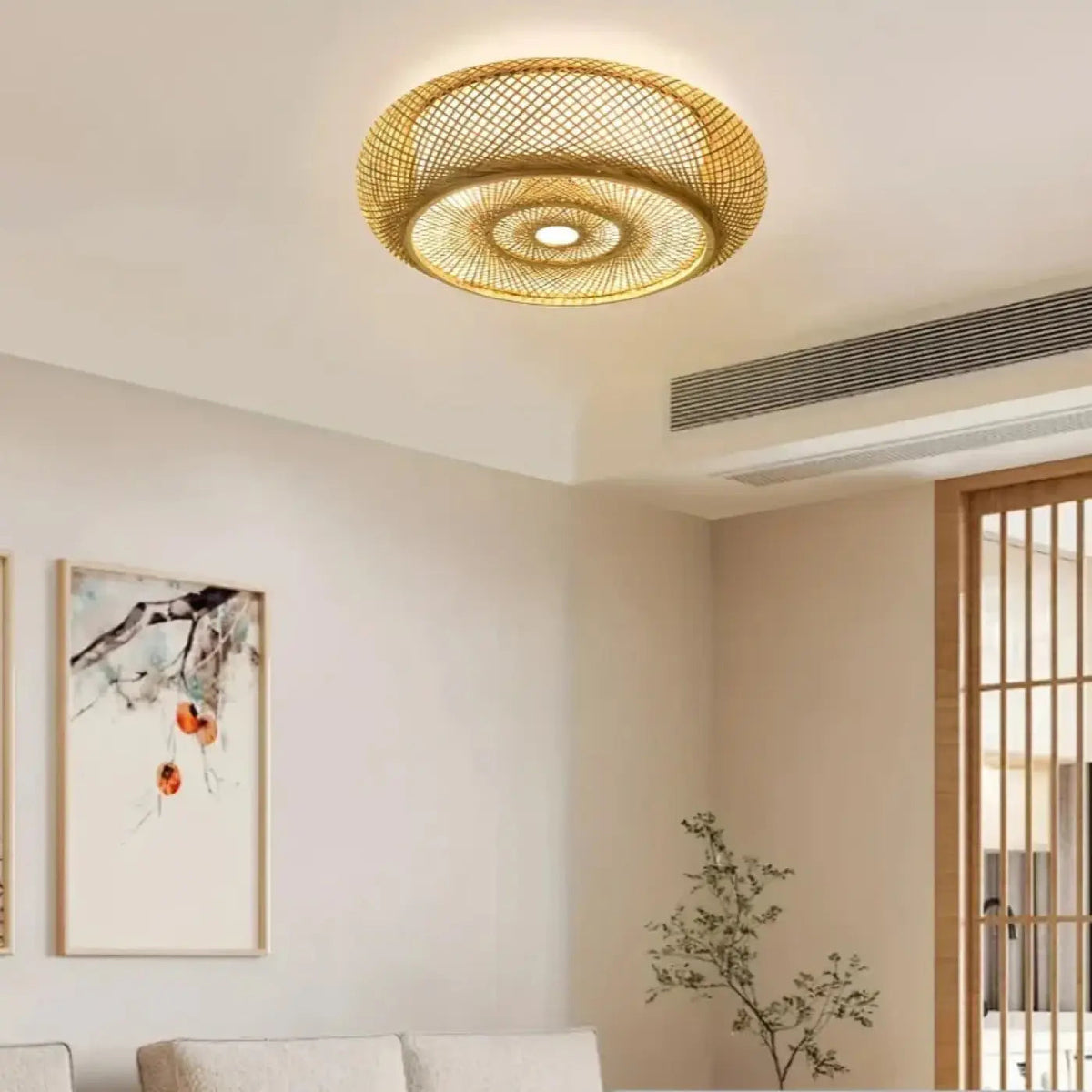 Plafonnier Tissé LED Design - Dalumea - vue 4