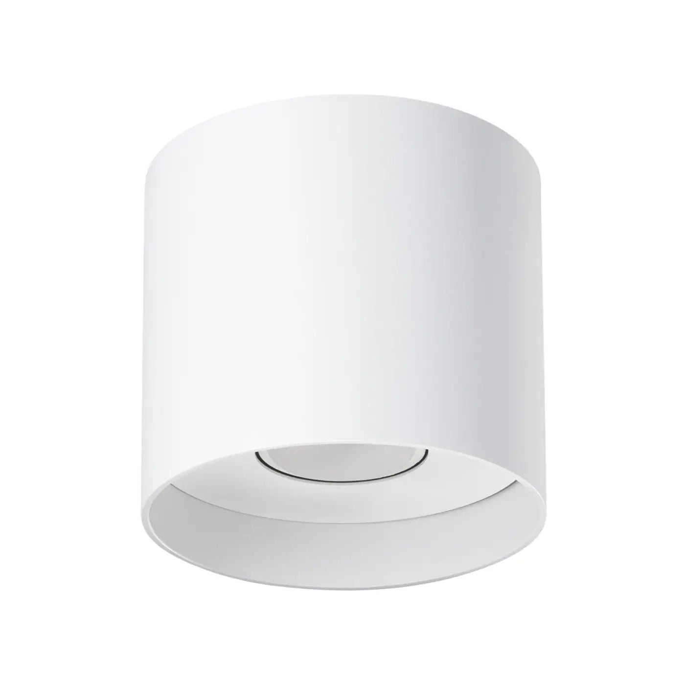 Plafonnier Cylindrique Lisse Blanc Minimaliste - Dalumea - vue 4