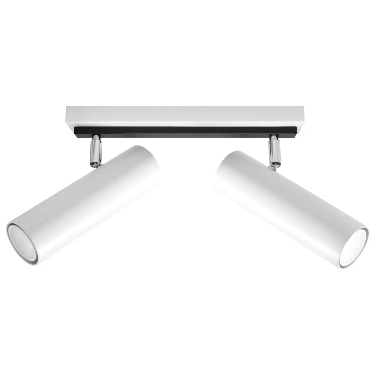 Plafonnier 2 Spots Orientables Blanc - Dalumea - vue 3