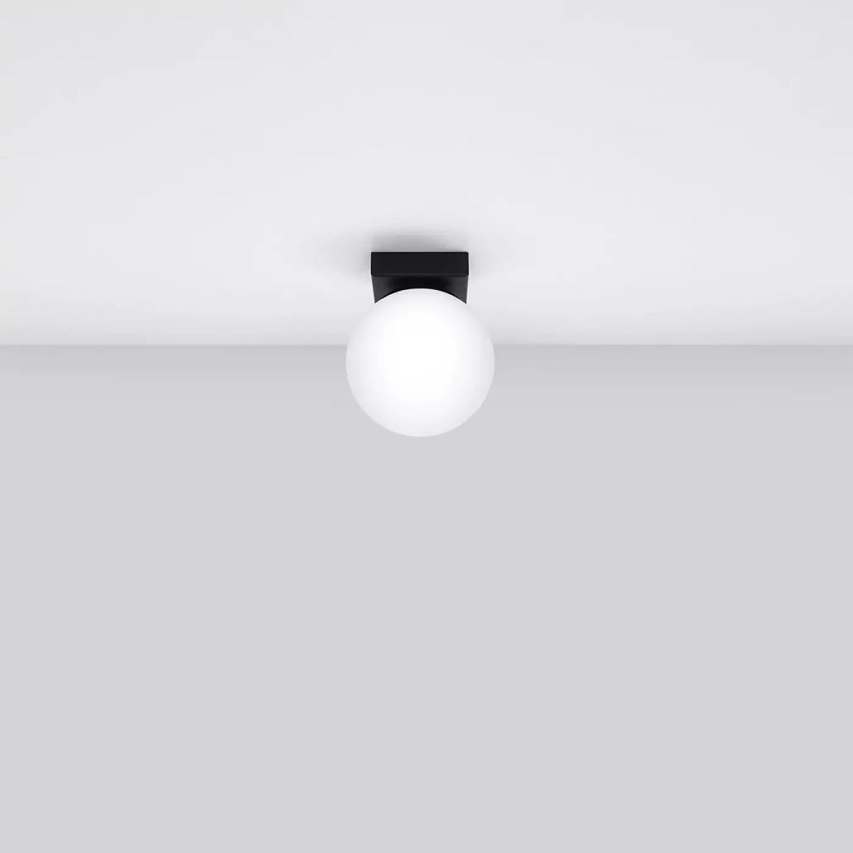 Plafonnier Globe Noir Minimaliste - Dalumea - vue 2