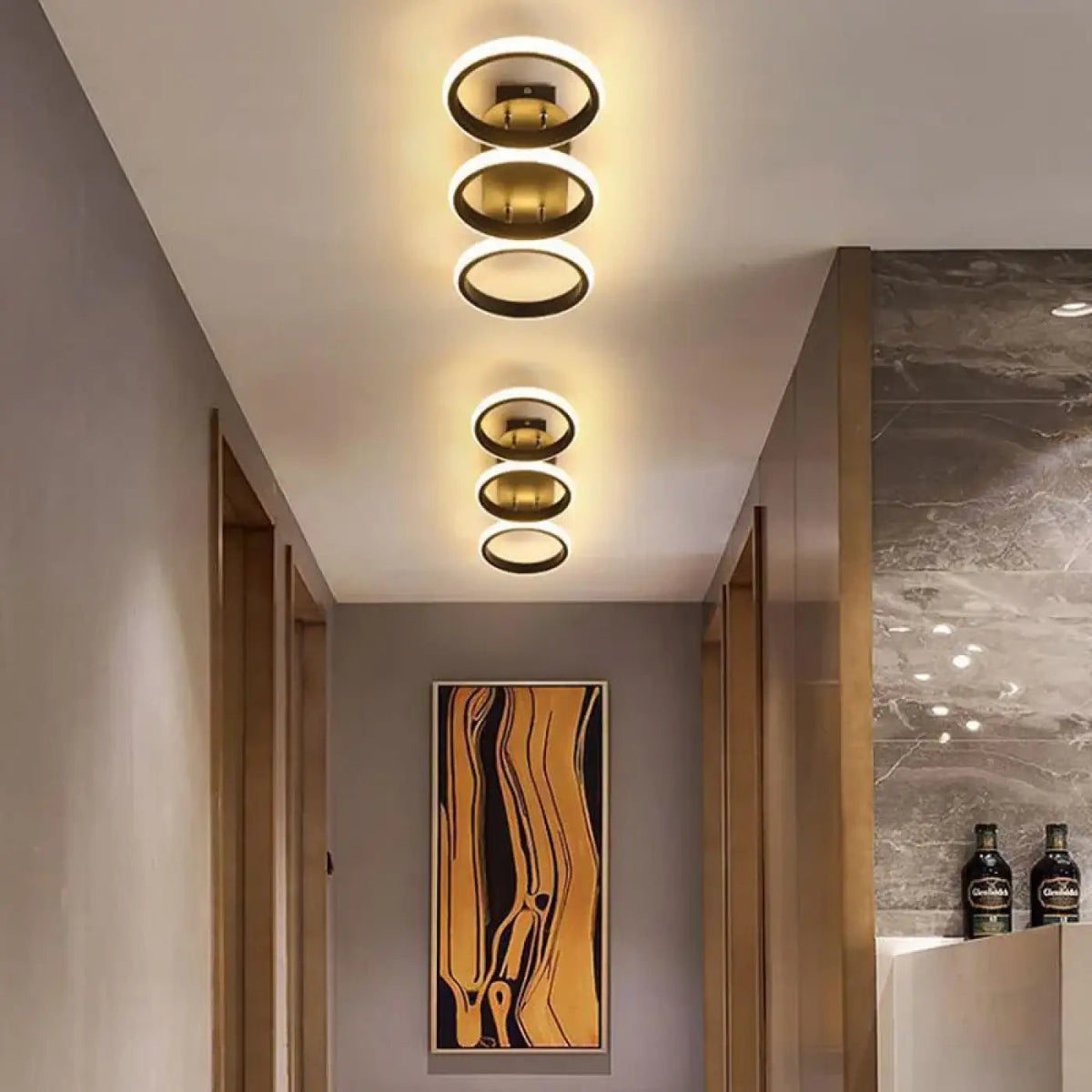 Plafonnier LED Géométrique Minimaliste - Dalumea - vue 5
