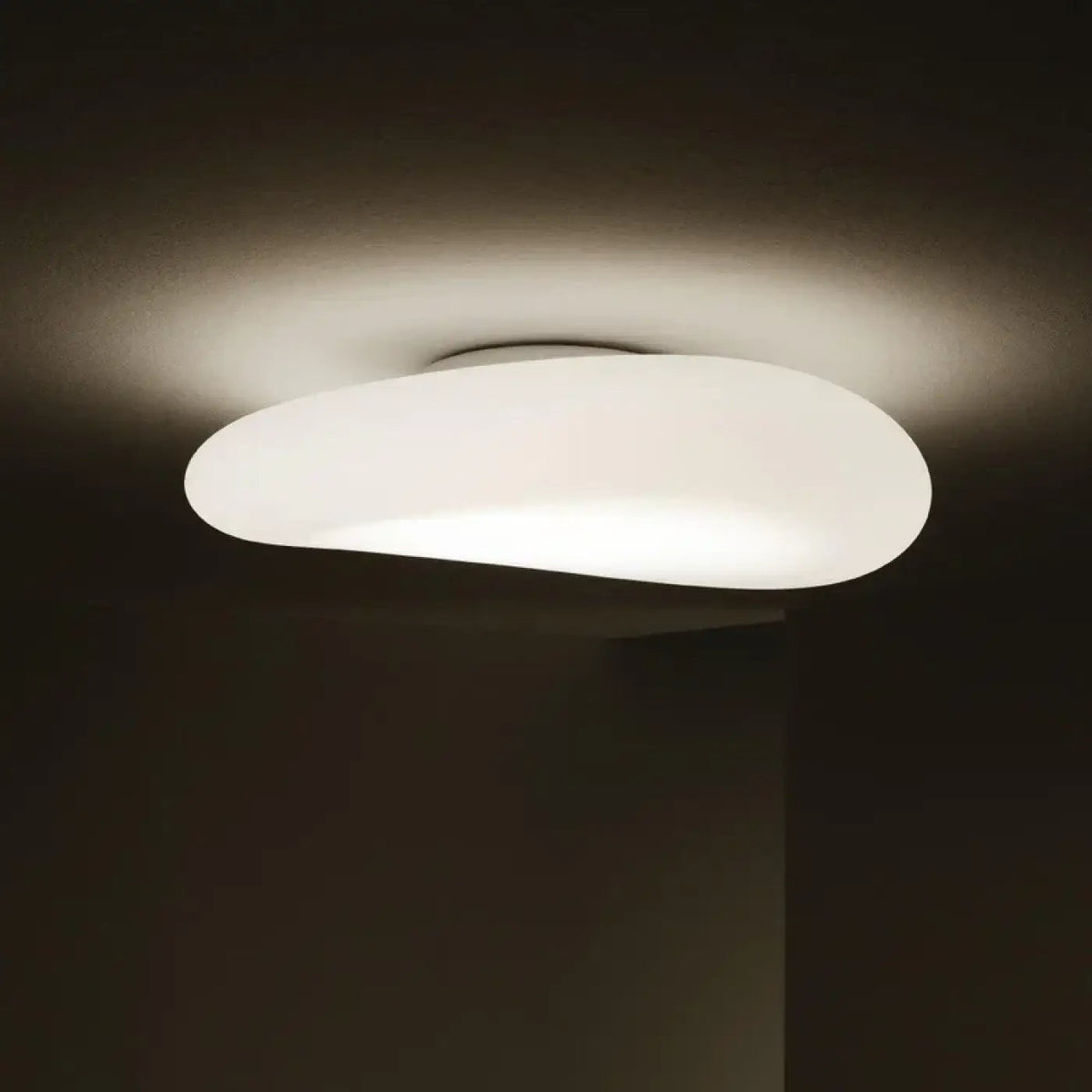 Plafonnier LED Rond Blanc Design - Dalumea - vue 1