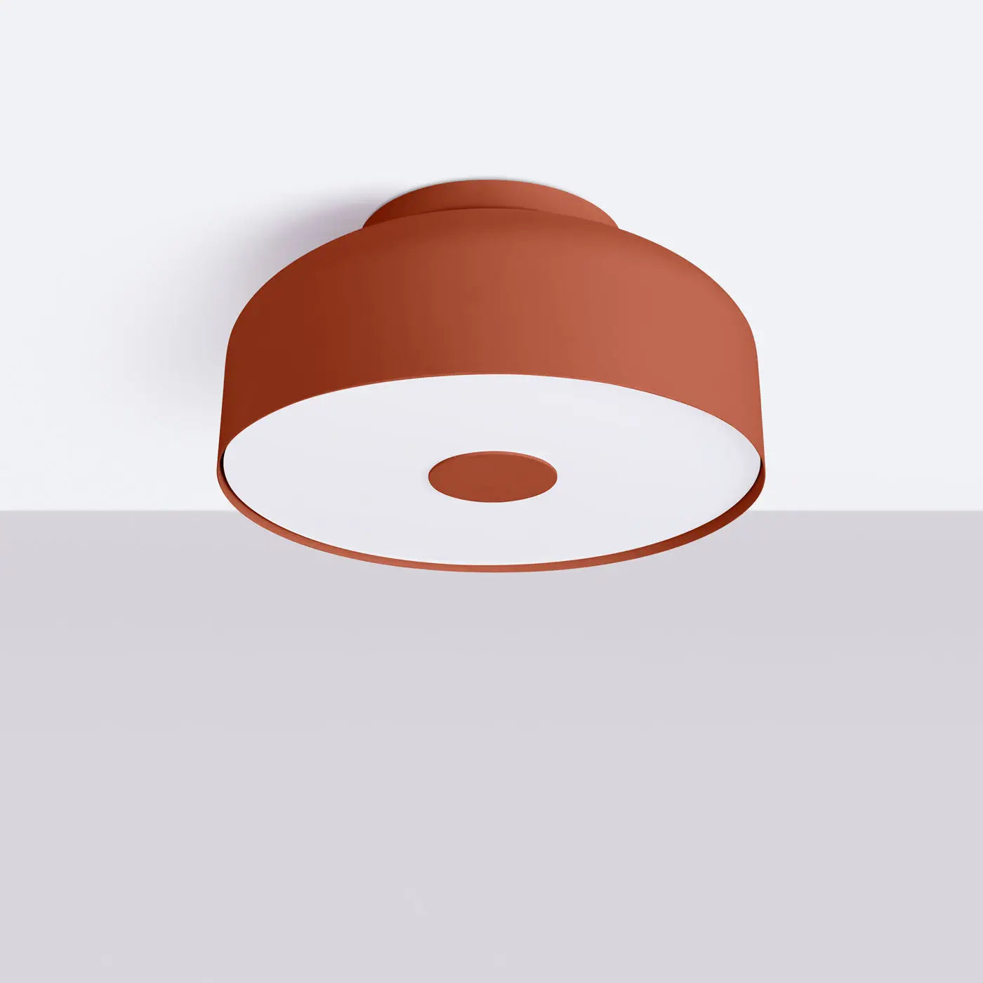 Plafonnier Rouge Ocre Contemporain - Dalumea - vue 2
