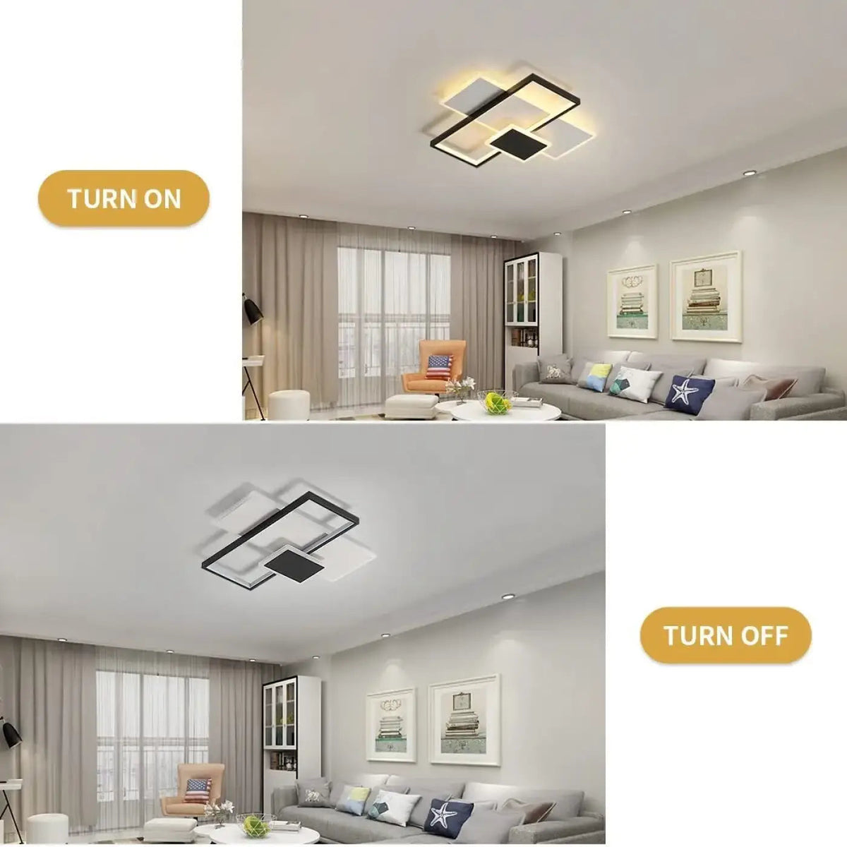 Plafonnier LED Minimaliste Moderne - Dalumea - vue 5
