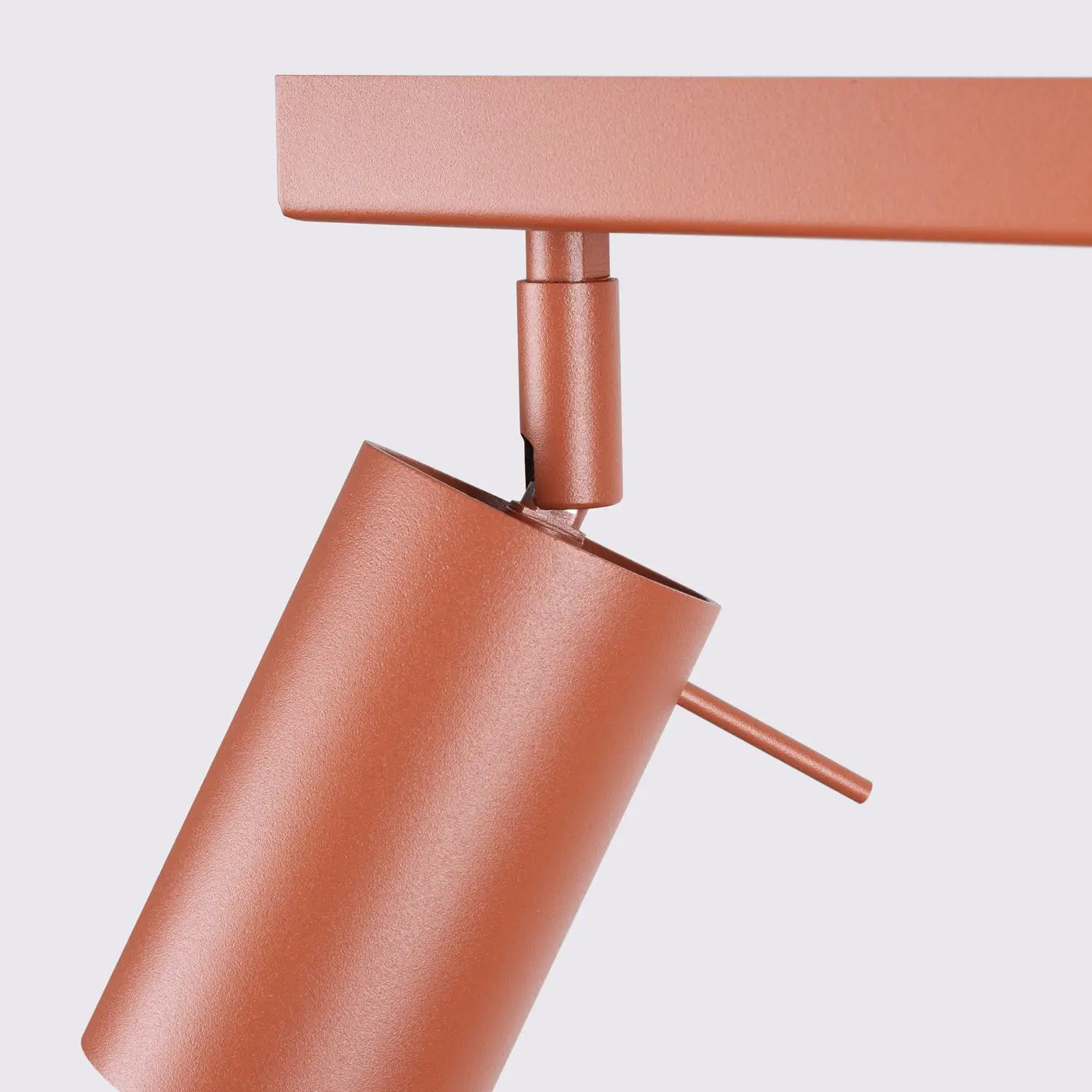 Plafonnier 2 Spots Orientables Rouge Ocre - Dalumea - vue 7