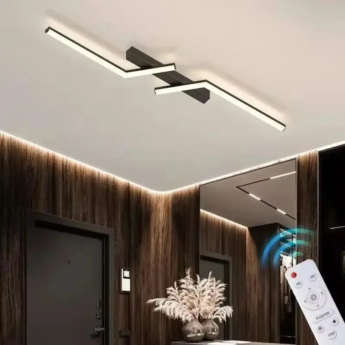 Plafonnier LED Linéaire Moderne - Dalumea - vue 2