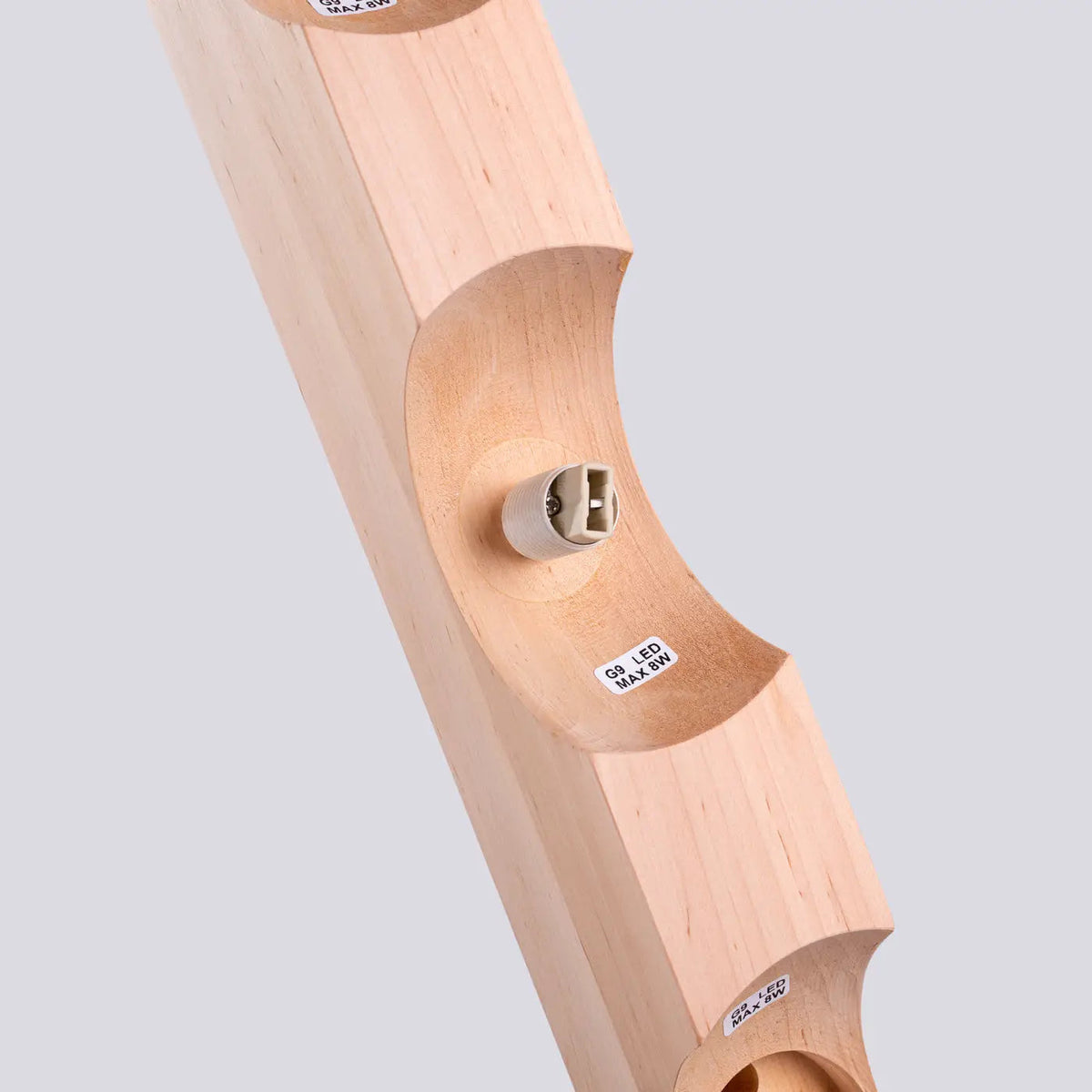 Plafonnier Bois 3 Globes Opalins - Dalumea - vue 7