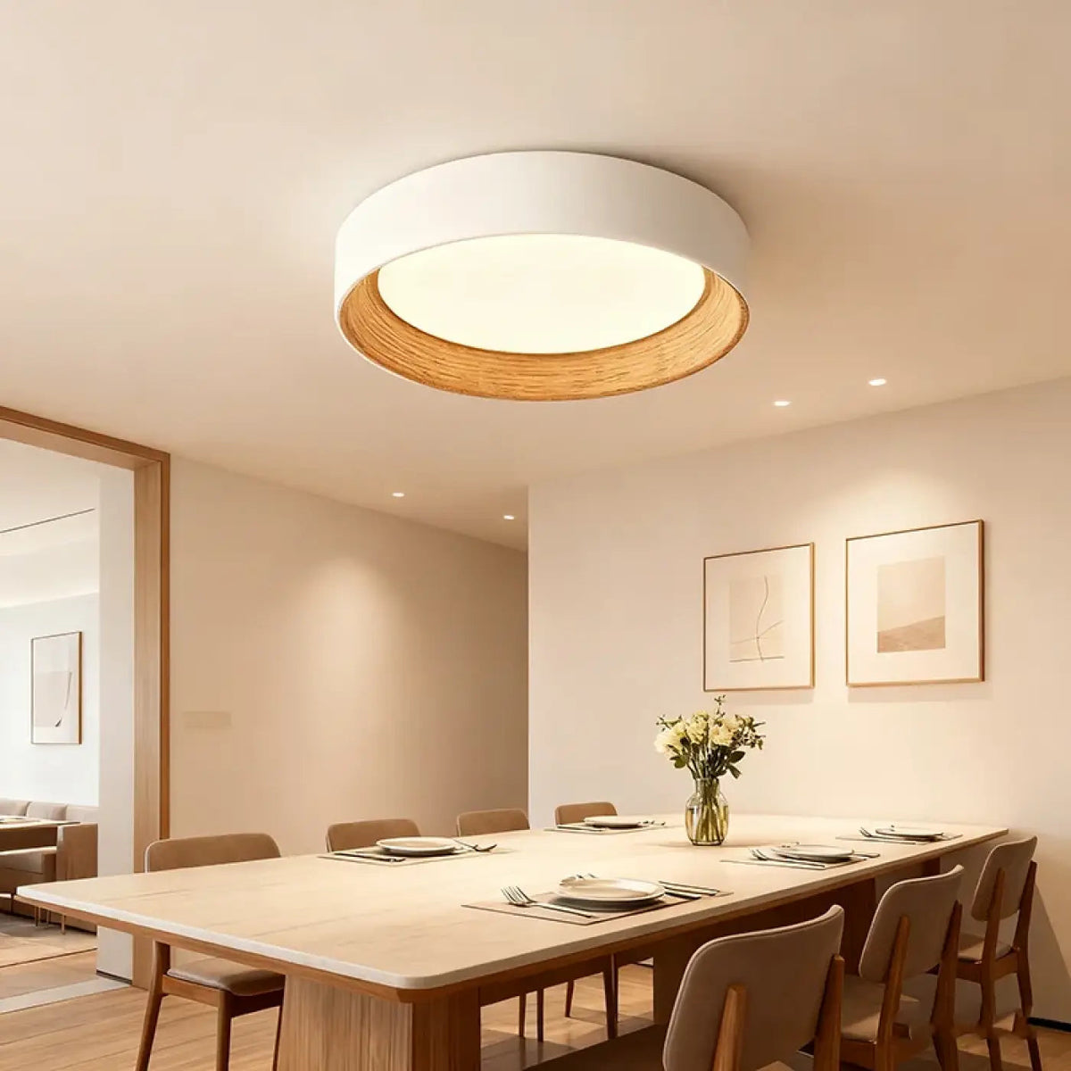Plafonnier Rotin Design Moderne - Dalumea - vue 2