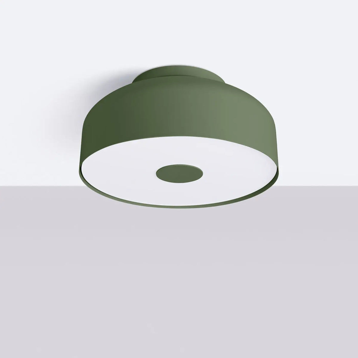 Plafonnier Vert Olive Contemporain - Dalumea - vue 2