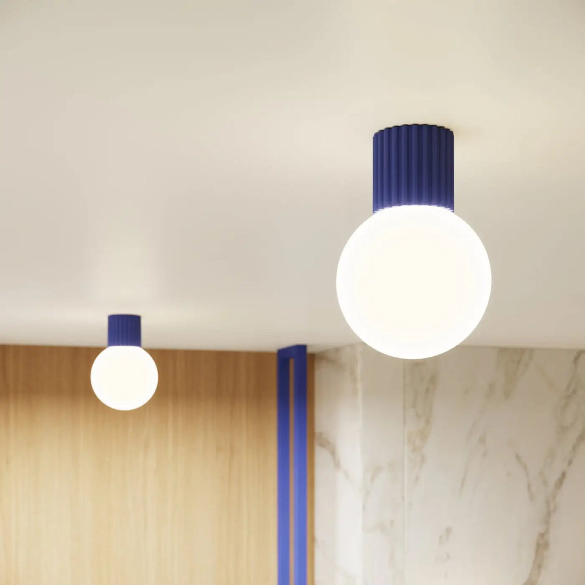 Plafonnier Bleu Minimaliste - Dalumea - vue 9
