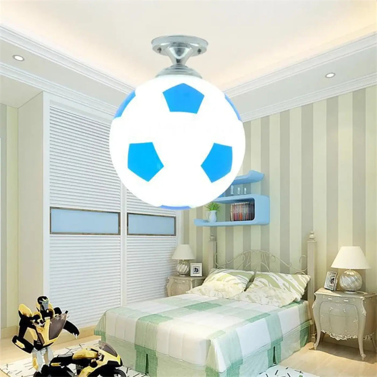 Plafonnier Ballon de Foot Chambre Enfant - Dalumea - vue 9