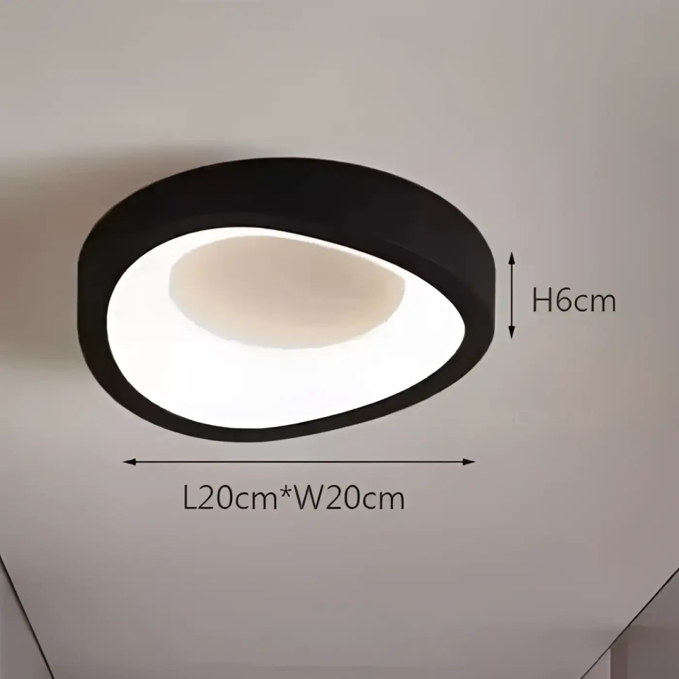 Plafonnier Bois LED Moderne - Dalumea - vue 7