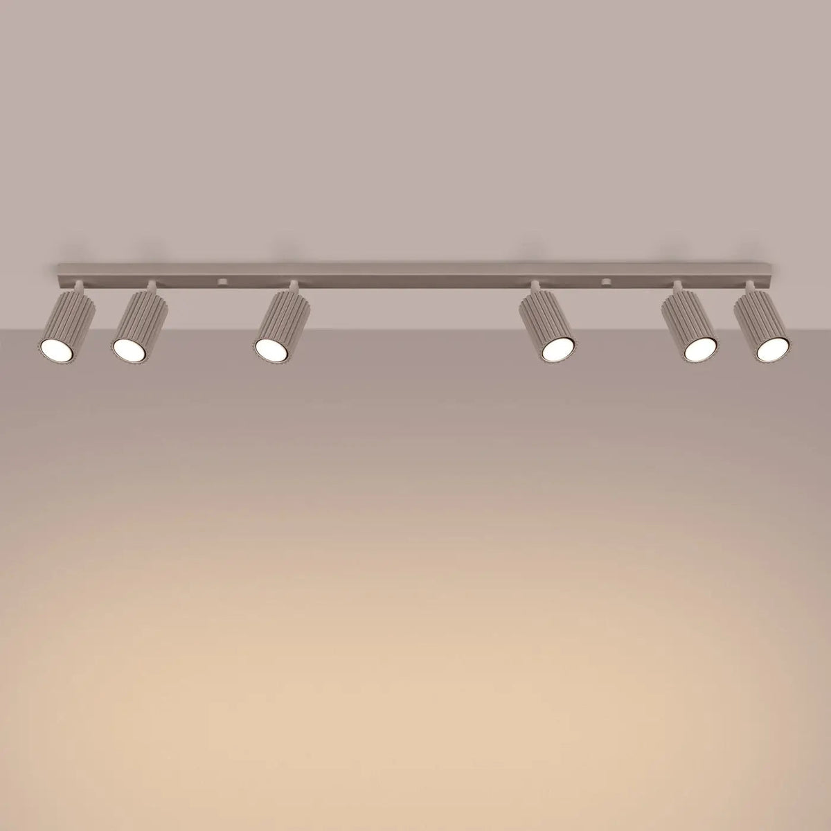 Plafonnier Spots Orientables Taupe - Dalumea - vue 1